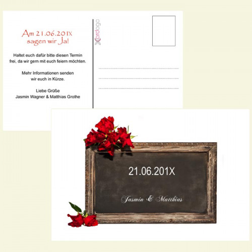Save-the-Date-Tafel
